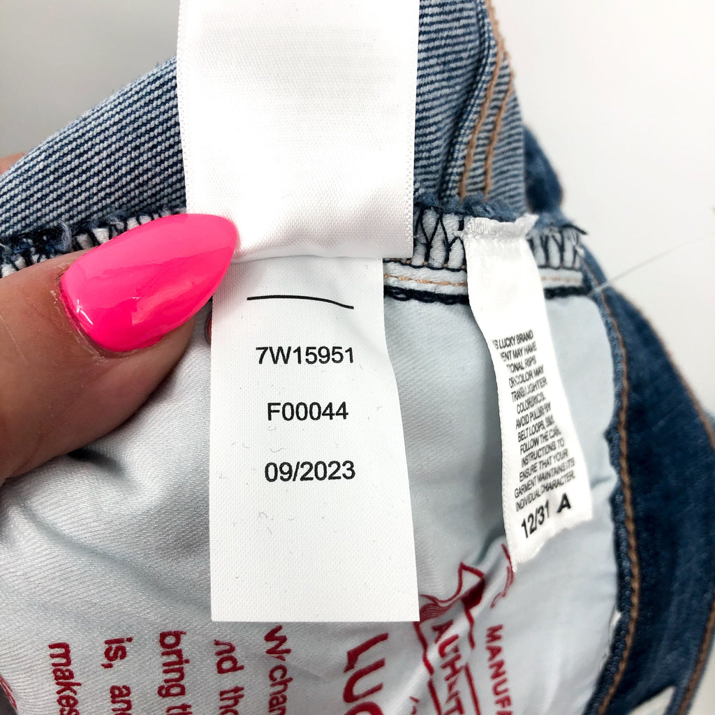 LUCKY BRAND Women's Sweet Boot Cut Jeans US 12 Blue Cabana Mid rise NWT