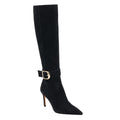 Dolce Vita Womens Kinzy Knee High Boots US 8 EU 38.5 Black Suede High Heels NWOB