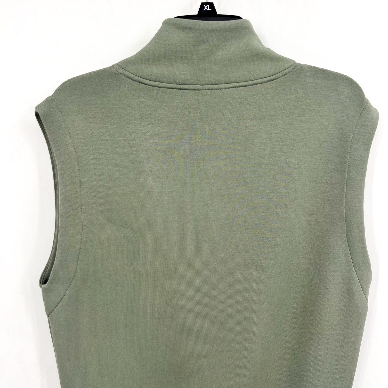 VARLEY Women's Loretta Half Zip Sweatshirt Small Green Shadow Panelled NWT