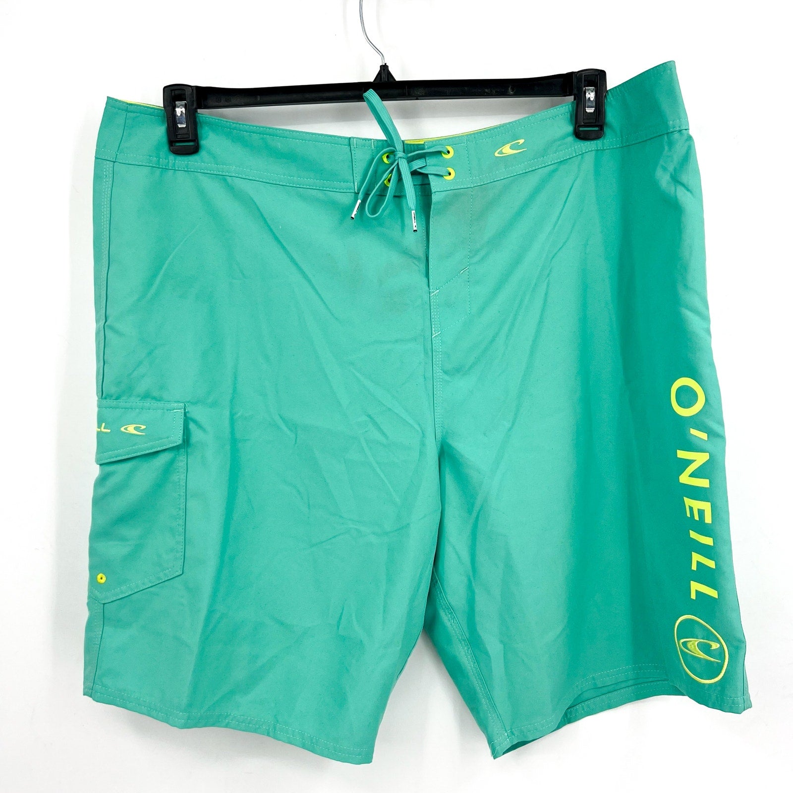 O'NEILL Mens Santa Cruz 2.0 Boardshorts Size 31 Medium Aqua Green NWT