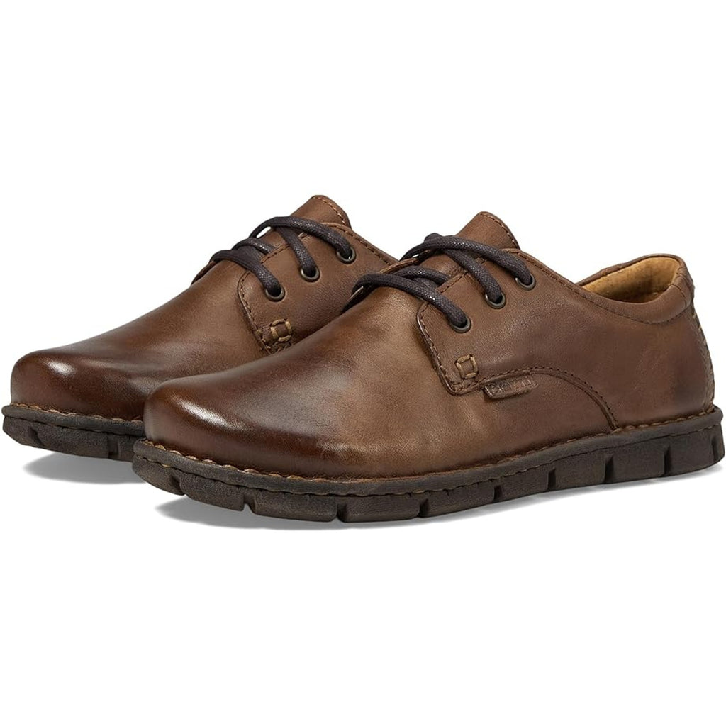 Born Mens Soledad Shoes US 9.5 M EU 42.5 Brown Leather Lace Up Casual NWOB