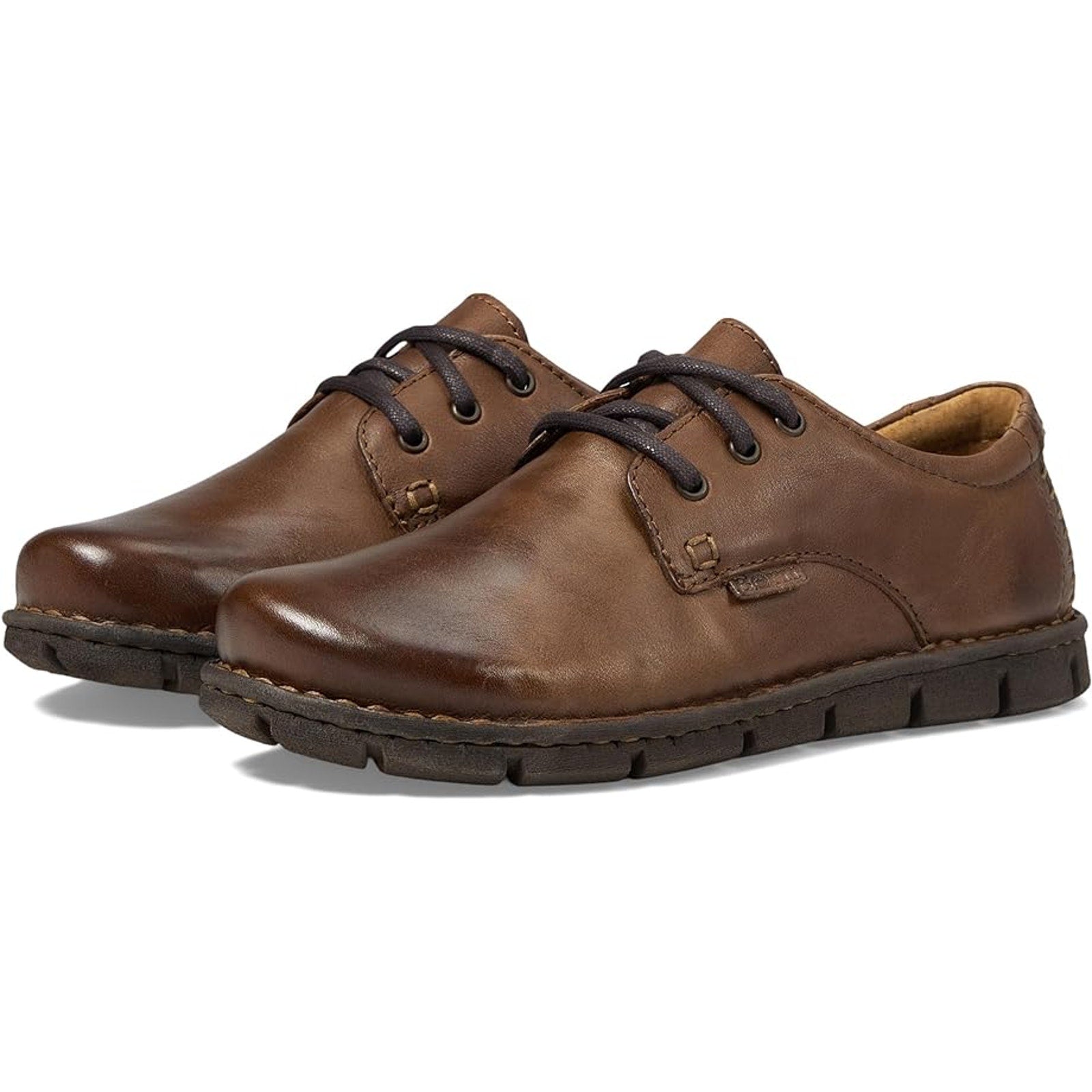 Born Mens Soledad Shoes US 9.5 M EU 42.5 Brown Leather Lace Up Casual NWOB