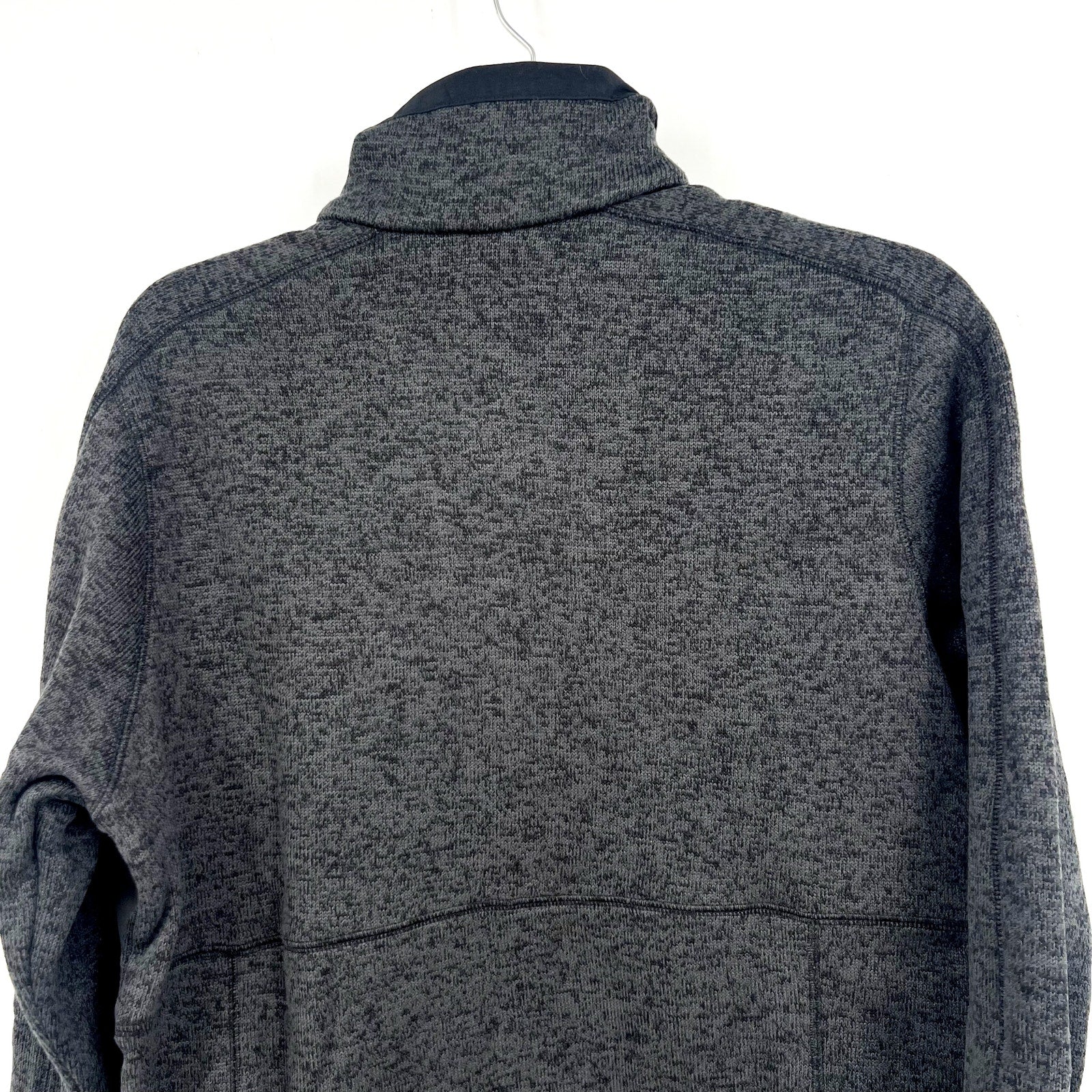 Columbia Womens Sweater Weather Full Zip II Jacket Large Heather Black NWT