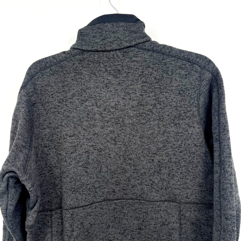Columbia Womens Sweater Weather Full Zip II Jacket Large Heather Black NWT