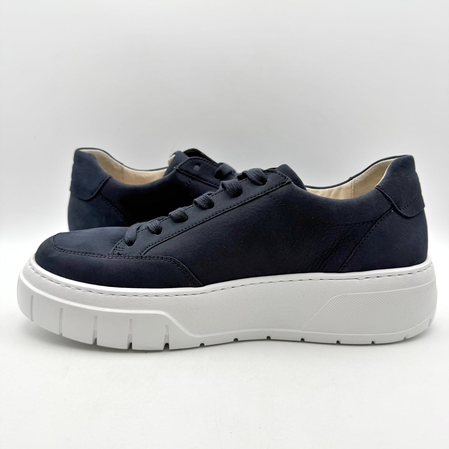 Gabor Womens 53.220 Sneakers UK 9.5 US 12 Navy Suede NWOB