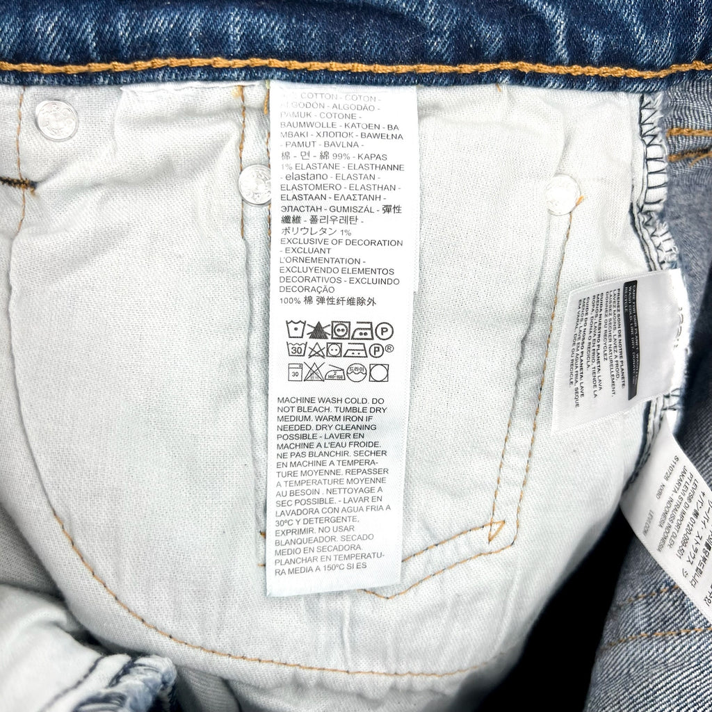 LEVI'S MENS 505 Straight Jeans 30x30 Stonewash Blue Regular Fit 005051454 NWT