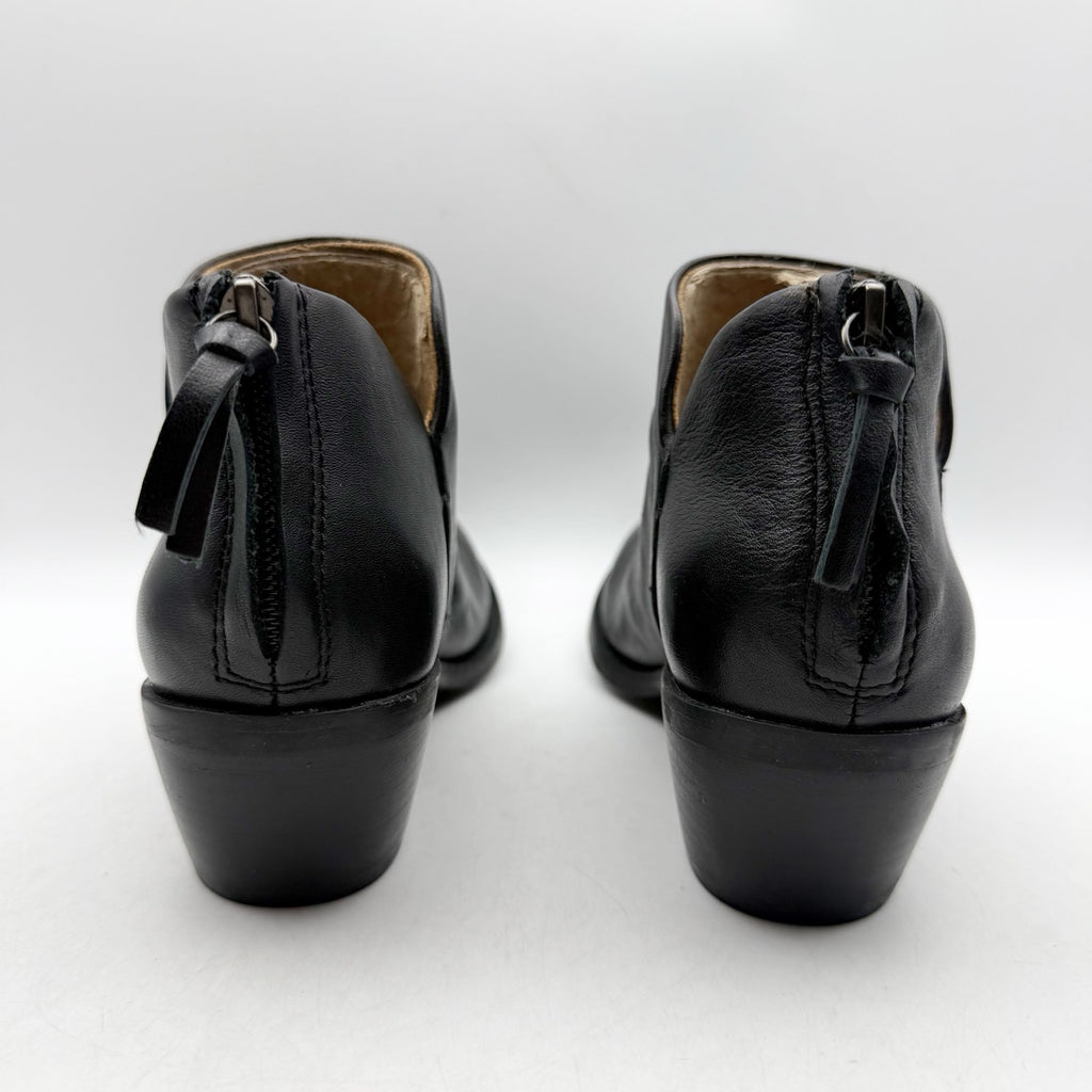 Sofft Womens Angelica Ankle Booties Size 11 Black Leather Waterproof NWOB