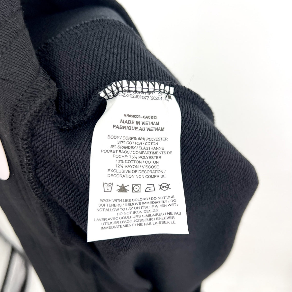 NIKE Womens Dri-Fit One French Terry Joggers 3X Black 7/8 Sweatpants NWT