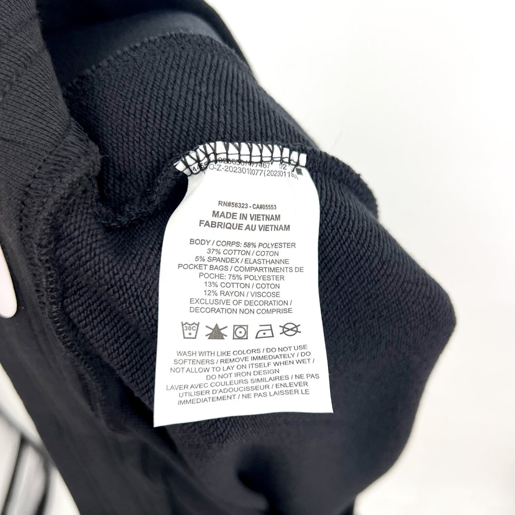 NIKE Womens Dri-Fit One French Terry Joggers 3X Black 7/8 Length Pants NWT