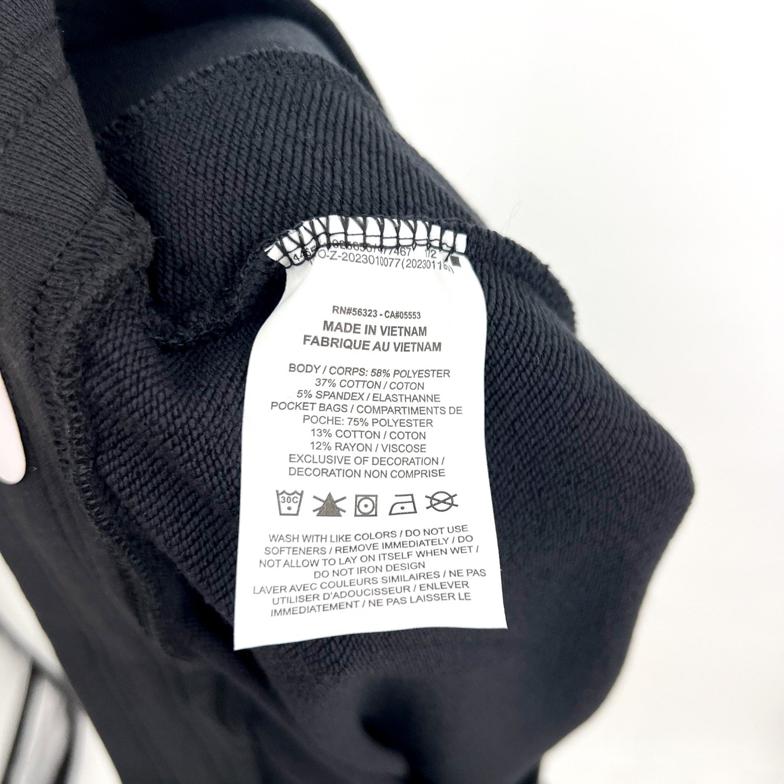 NIKE Womens Dri-Fit One French Terry Joggers 3X Black 7/8 Length Pants NWT