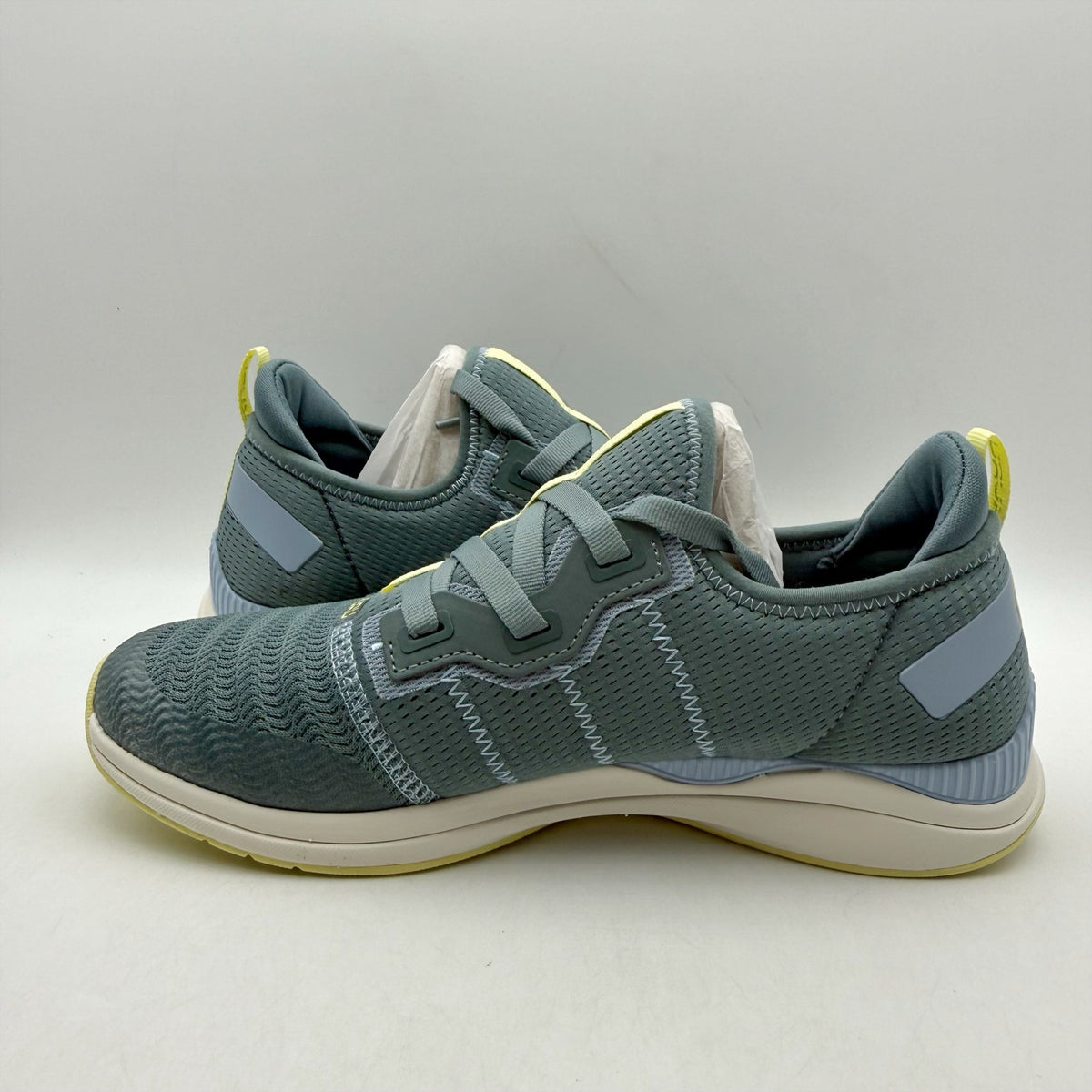 KURU Womens Stride Move Casual Sneakers Size 7.5 M EU 38 Blue Green Slip On NIB