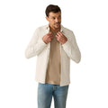 FAHERTY Men's Legend Sweater Shirt Small Off White Heather Long Sleeve NWT