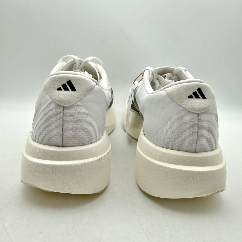 Adidas Mens Adizero Evo SL Running Sneakers US 9.5 M White Black Athletic NWT