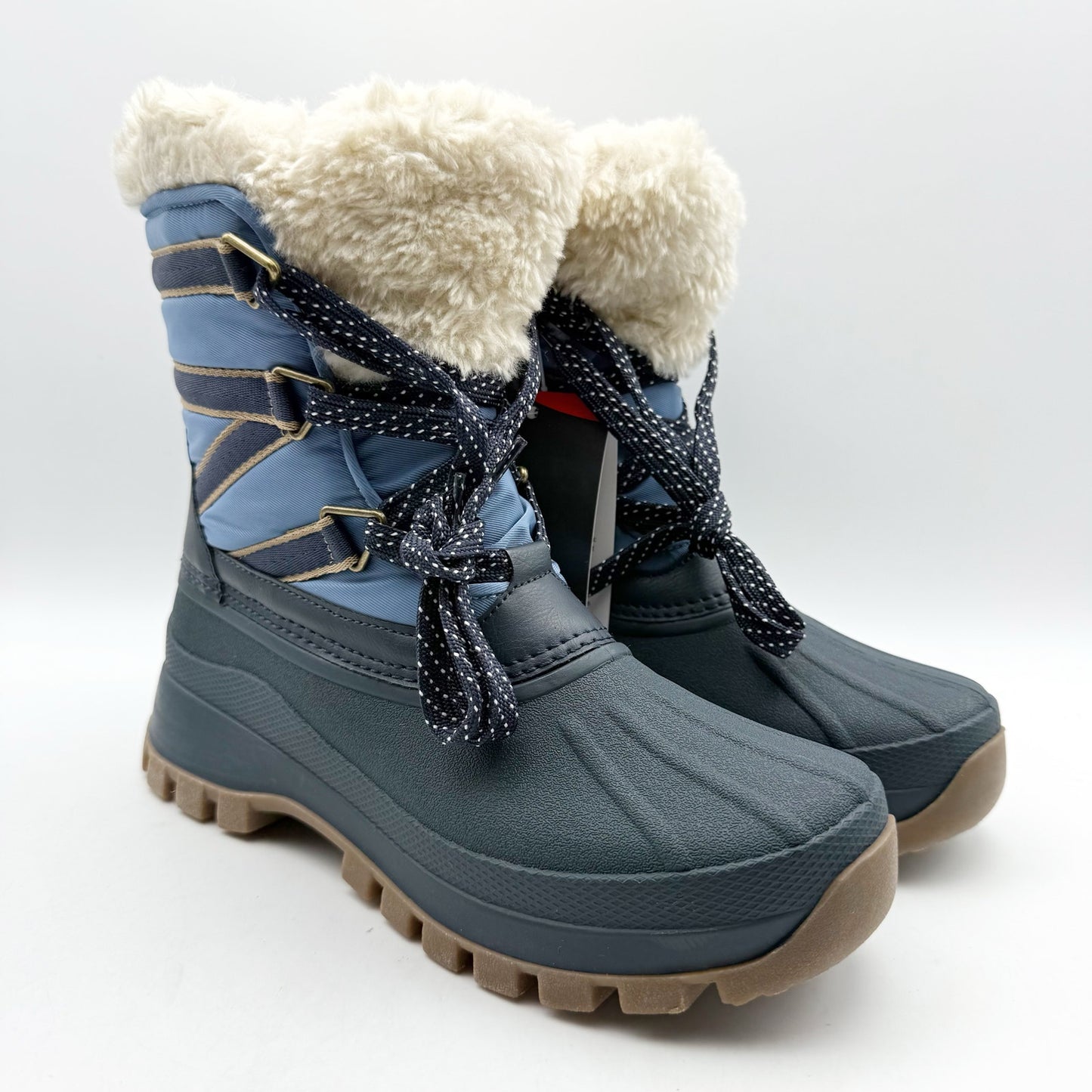 Storm by Cougar Womens Fresno Snow Boots US 6 EU 36 Navy Waterproof NIB