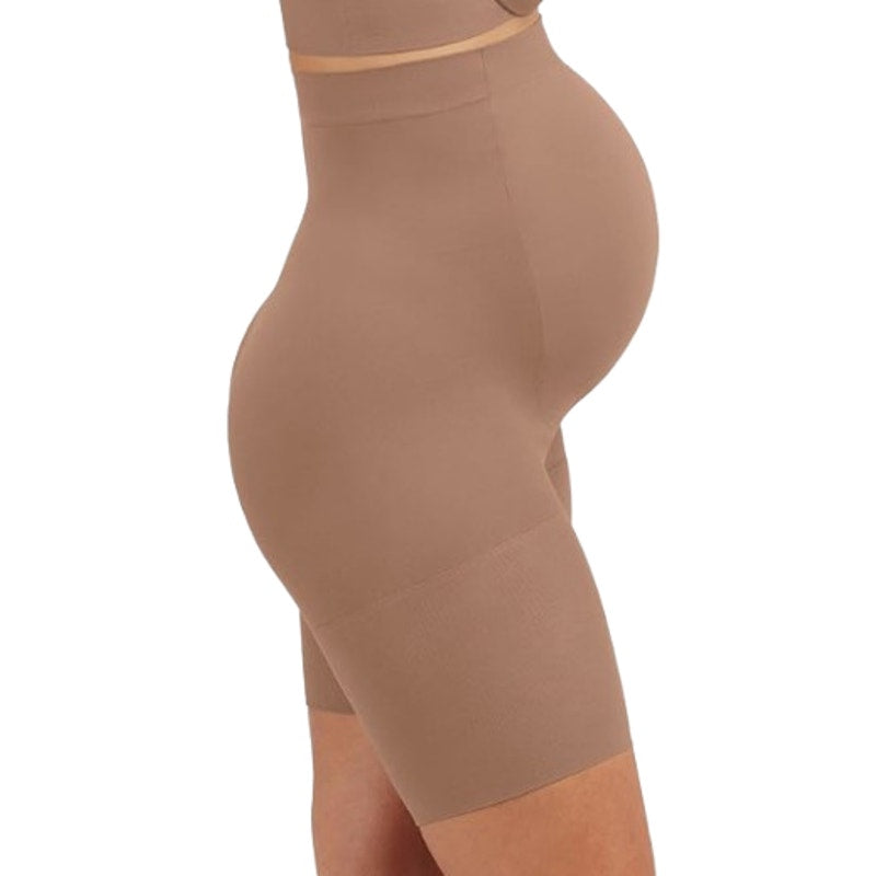 SPANX Maternity Mama Shaping Shorts Size B Cafe Au Lait Stretch NWT