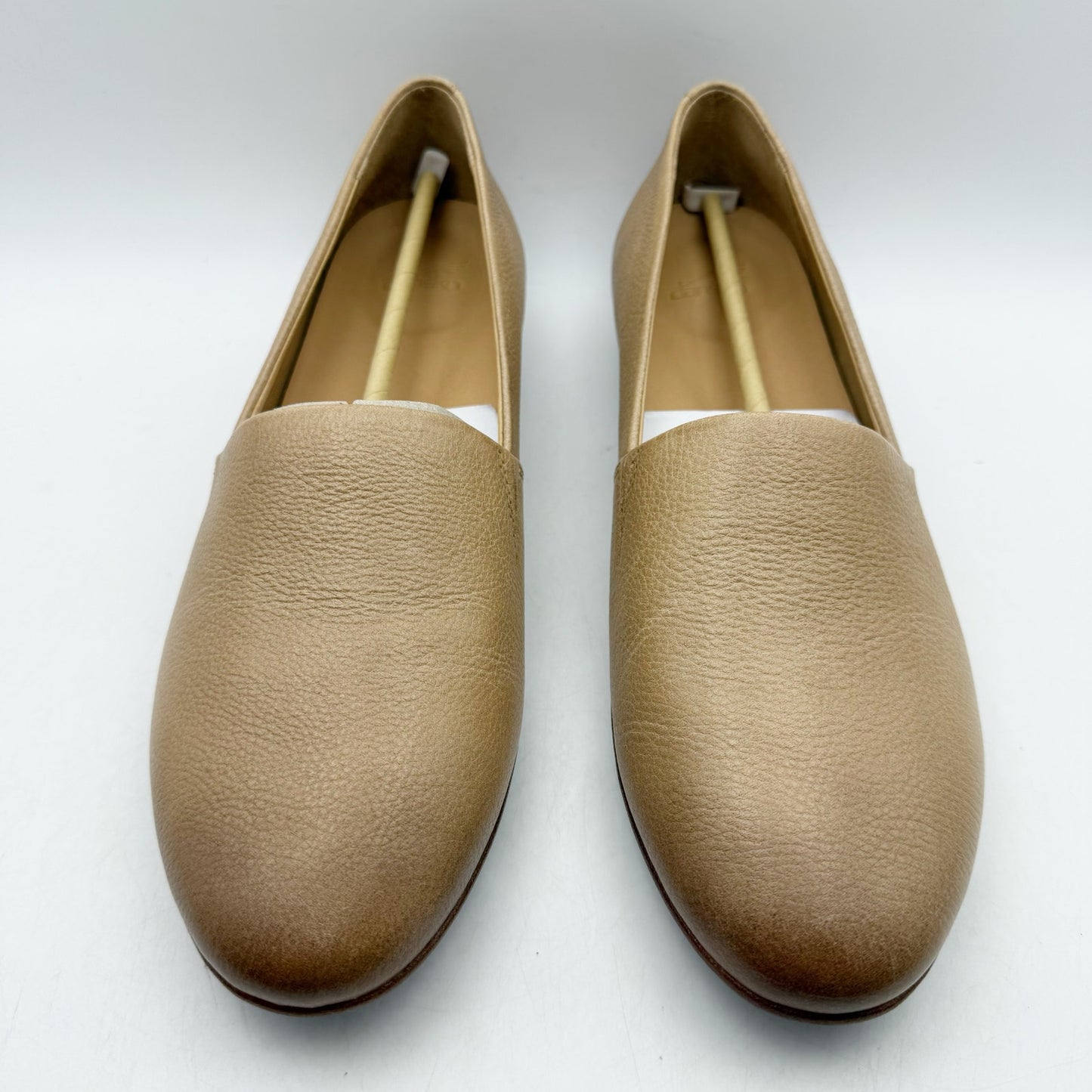 Dansko Womens Larisa Milled Nappa Flat EU 42 US 11.5-12 Taupe Leather NIB