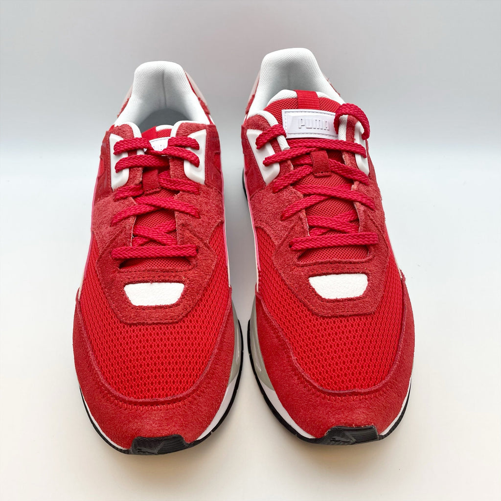 Puma Mens Mirage Sport Heritage Sneakers US 10.5 M EU 44 Red White Athletic NIB