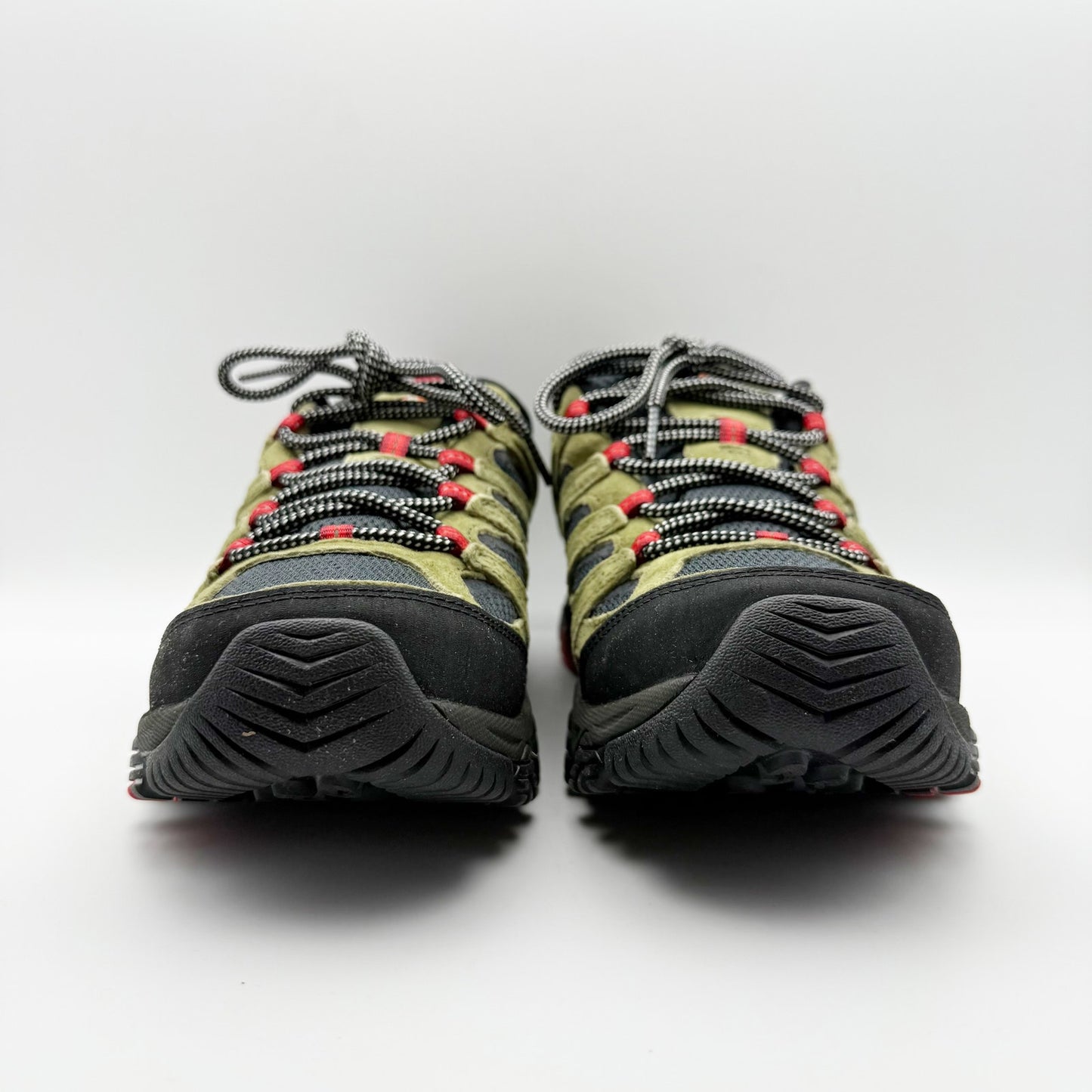 Merrell Mens Moab 3 Hiking Sneakers US 10 Green Black Suede Leather NIB