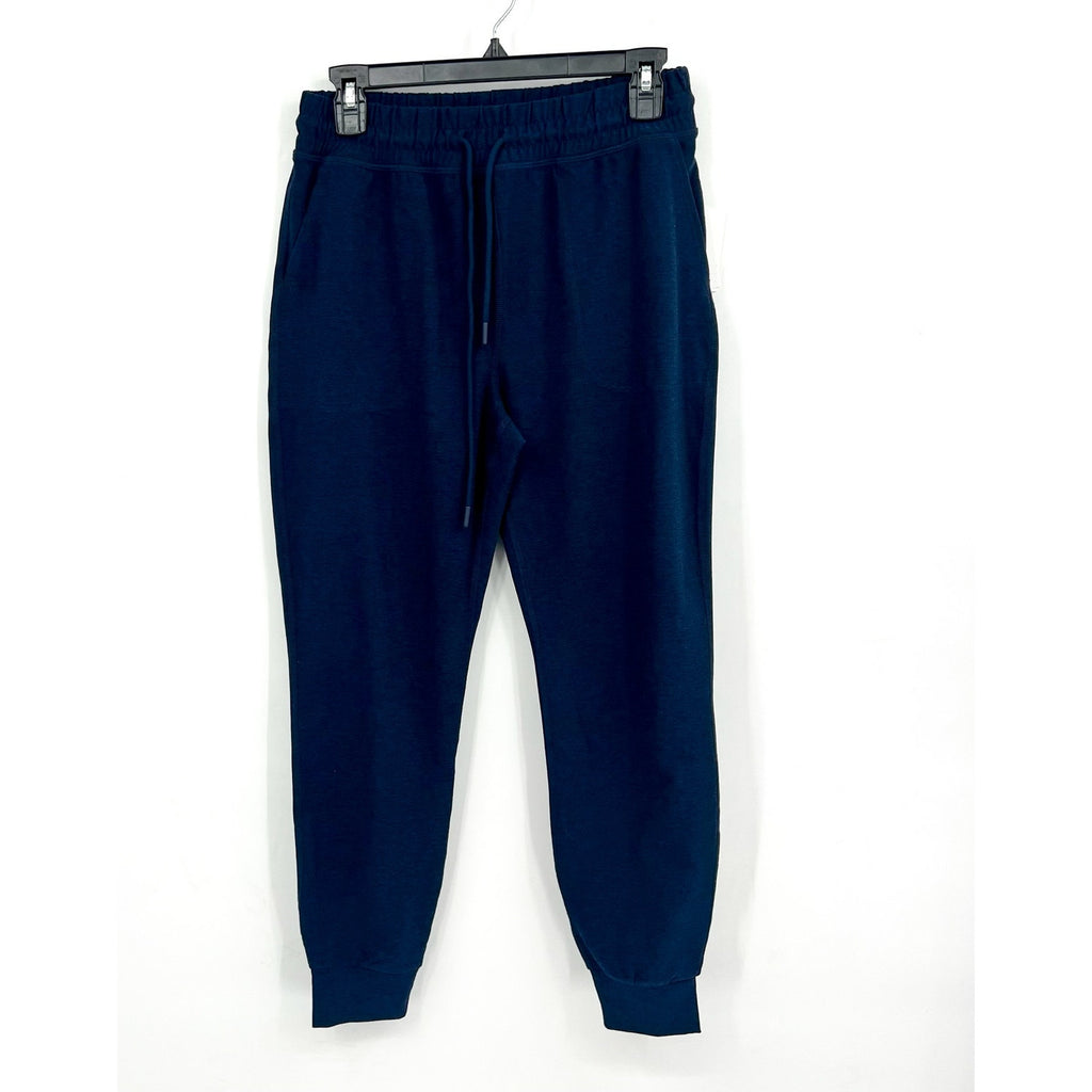 BEYOND YOGA Commuter Midi Joggers XS Nocturnal Navy Blue Drawstring Spacedye NWT
