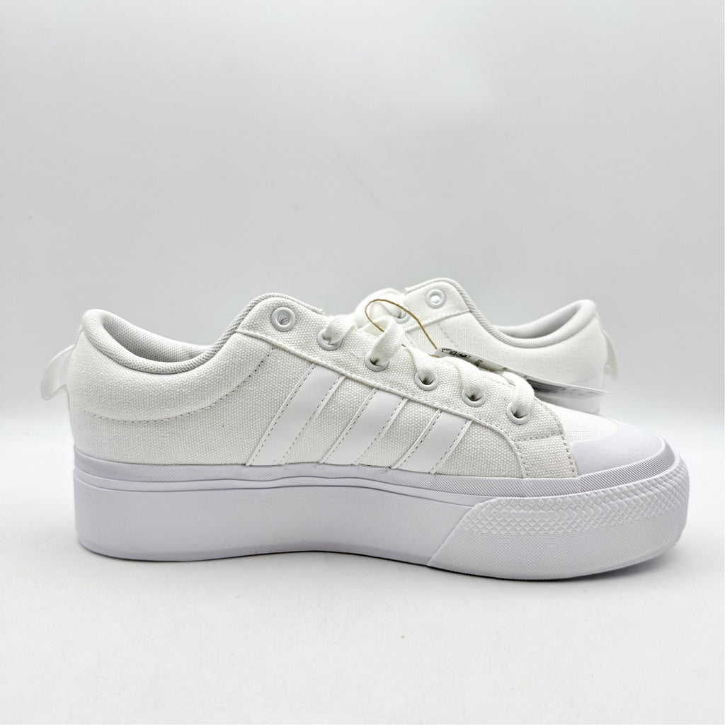 Adidas Womens Bravada 2.0 Skateboard Platform Sneakers US 8.5 White NWT