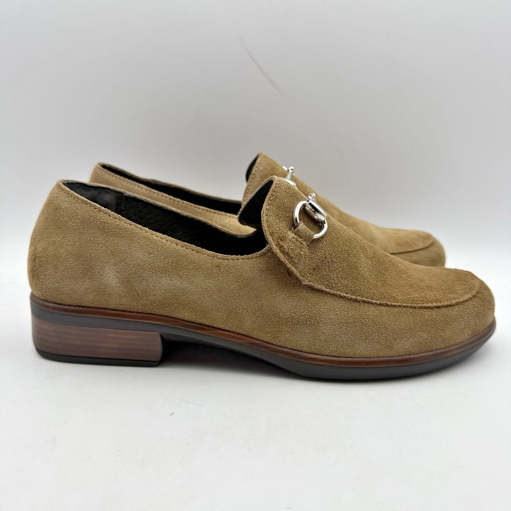 Naot Womens Bentu Loafers EU 39 US 8 Brown Suede Orthotic Friendly NIB