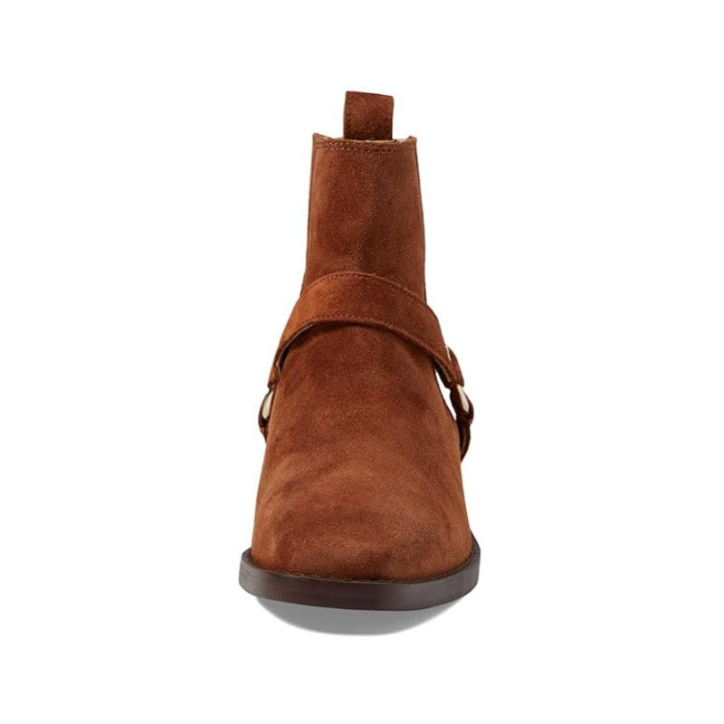 Madewell Womens The Santiago Western Ankle Boot US 6 Brown Suede NIB