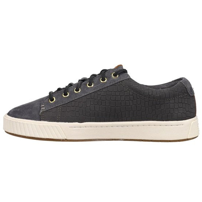 SPERRY Womens Anchor Plushwave Sneakers Size 11 Black Croc Embossed Suede NWOB