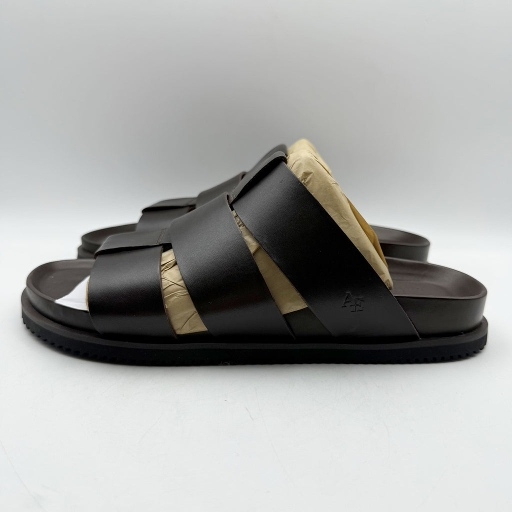 Allen Edmonds Mens Davis Sandals US 9 EU 43 Dark Brown Leather Fisherman NIB