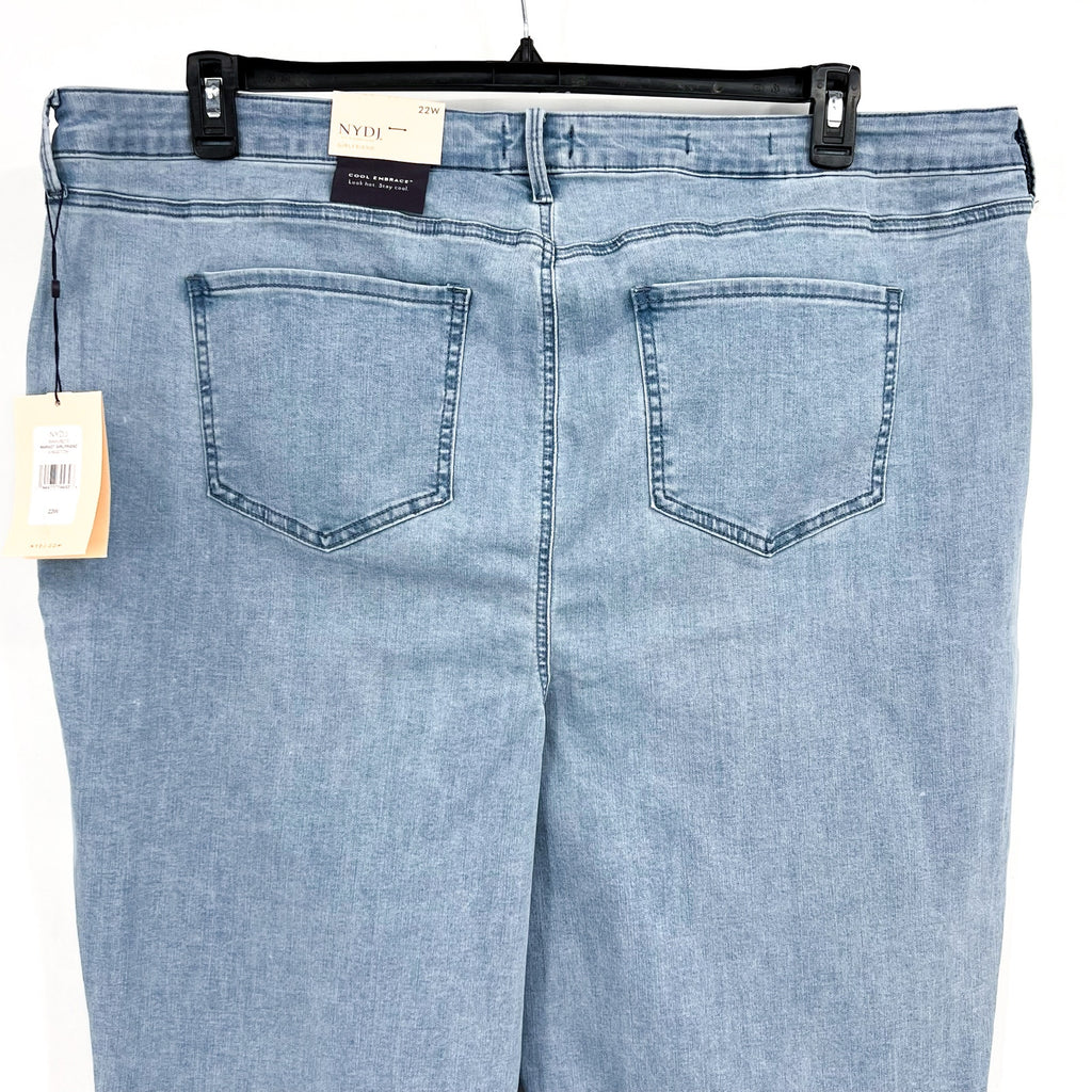 NYDJ Womens Margot Girlfriend Jeans Size 22W Kingston Blue NWT