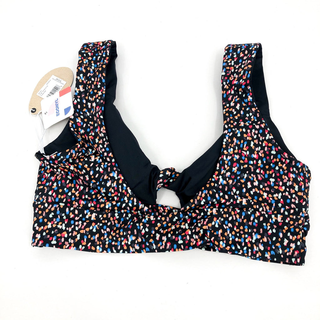PRANA Women's Under The Palms Bikini Top XL Alotta Dots Twisted Front NWT