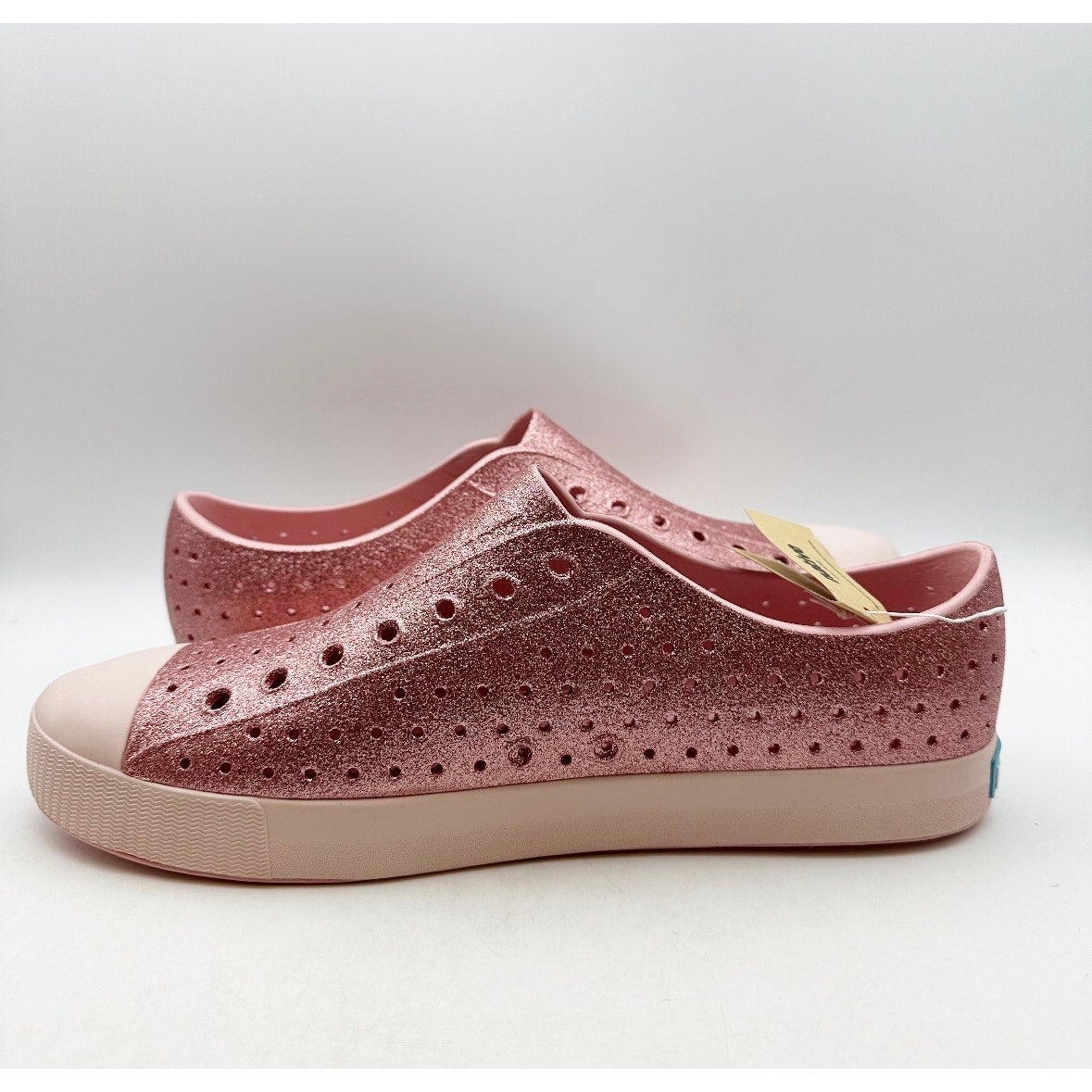 NATIVE Men's Jefferson Shoes Size 13 EU 47 Rose Pink Bling Dust Pink NWOB