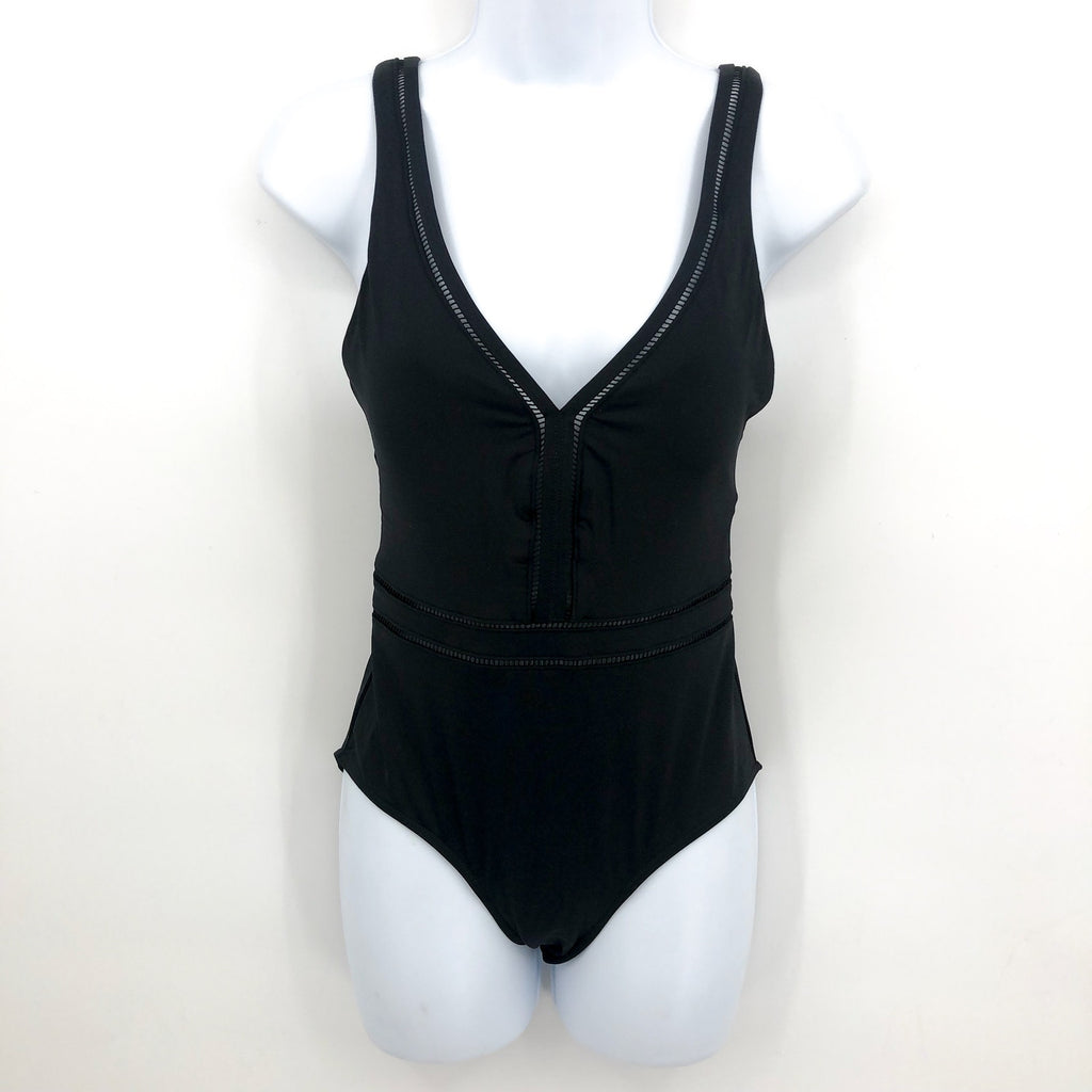 SEA LEVEL SWIM Women's One Piece Swimsuit US SIZE 6 Black Multi-fit Waist NWT