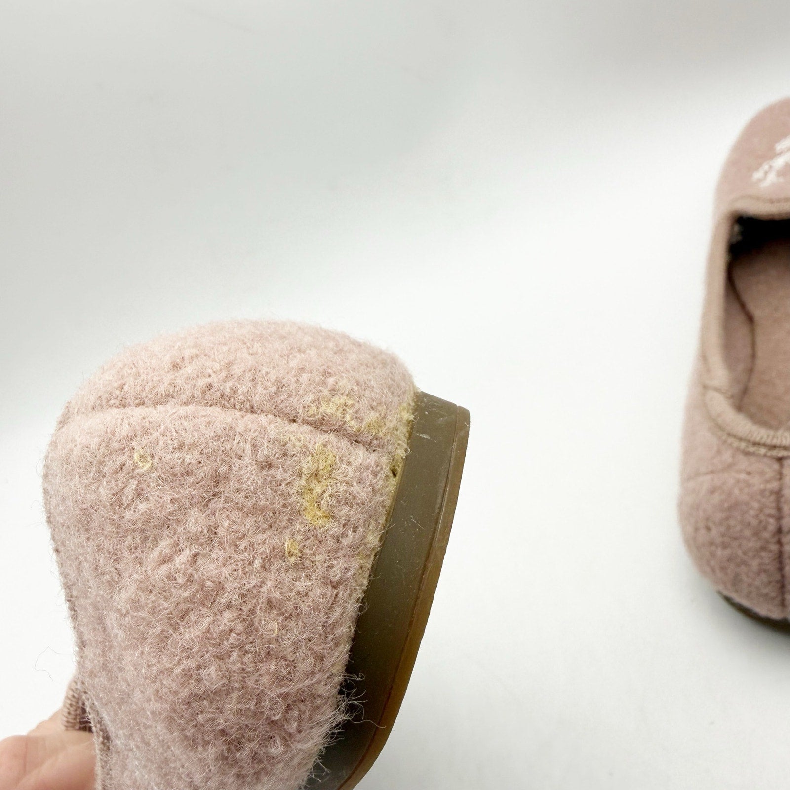 Living Kitzbuhel Womens Buck Slippers EU 36 US 5.5 Pink Wool NWOB
