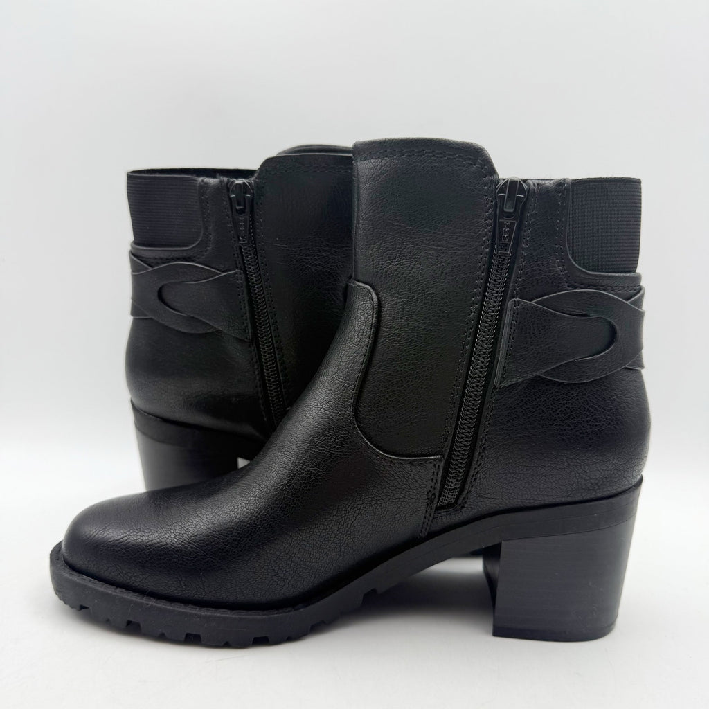 Baretraps Womens Dezzi Ankle Bootie Size 6.5 M EU 37 Black Boots NWOB