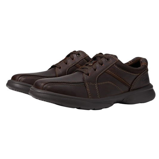 Clarks Mens Bradley Walk Shoe US 11 M EU 44.5 Brown Leather Comfort NIB