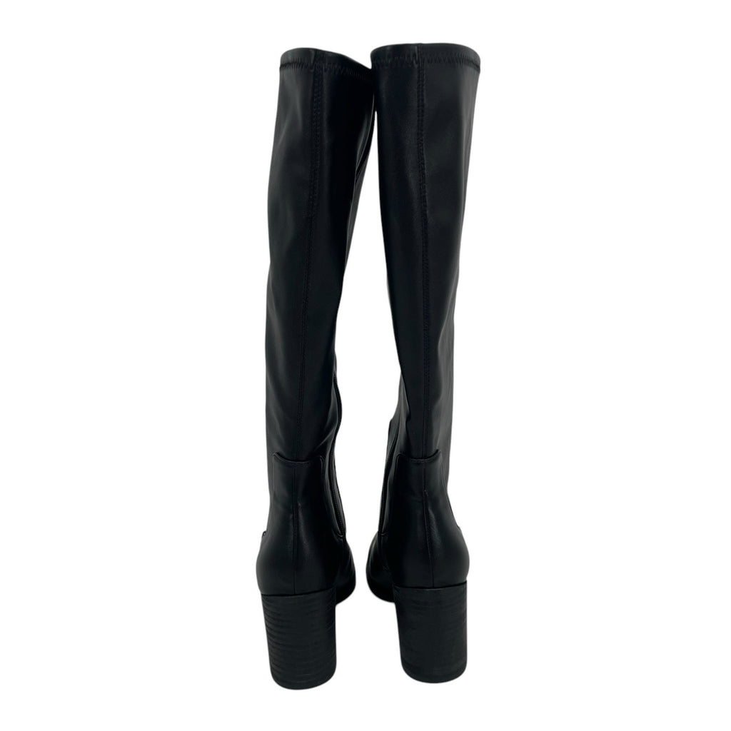 Vionic Womens Inessa Knee High Boots Size 5 EU 35 Black Vegan Leather WR NIB
