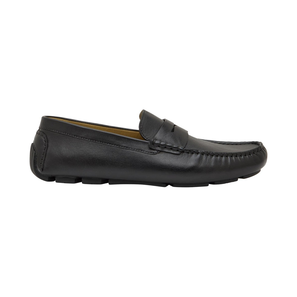 Vince Camuto Mens Vitzroy Penny Driver Loafers Size 10 EU 43 Black Leather NIB