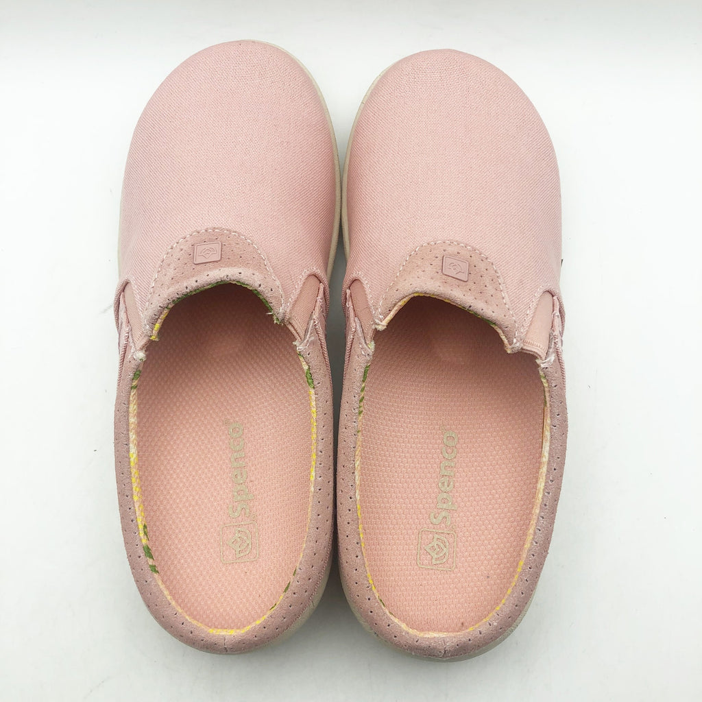 Spenco Womens SIESTA NUEVO Casual Slide US 7.5 Pink Suede Slip On Clogs NIB