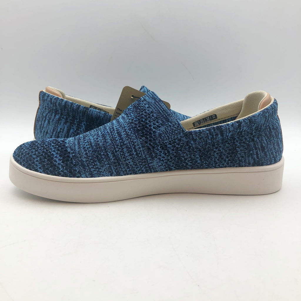 Spenco Womens Coastal Slip-on Sneakers Size 8 WIDE Patriot Blue Knit NIB