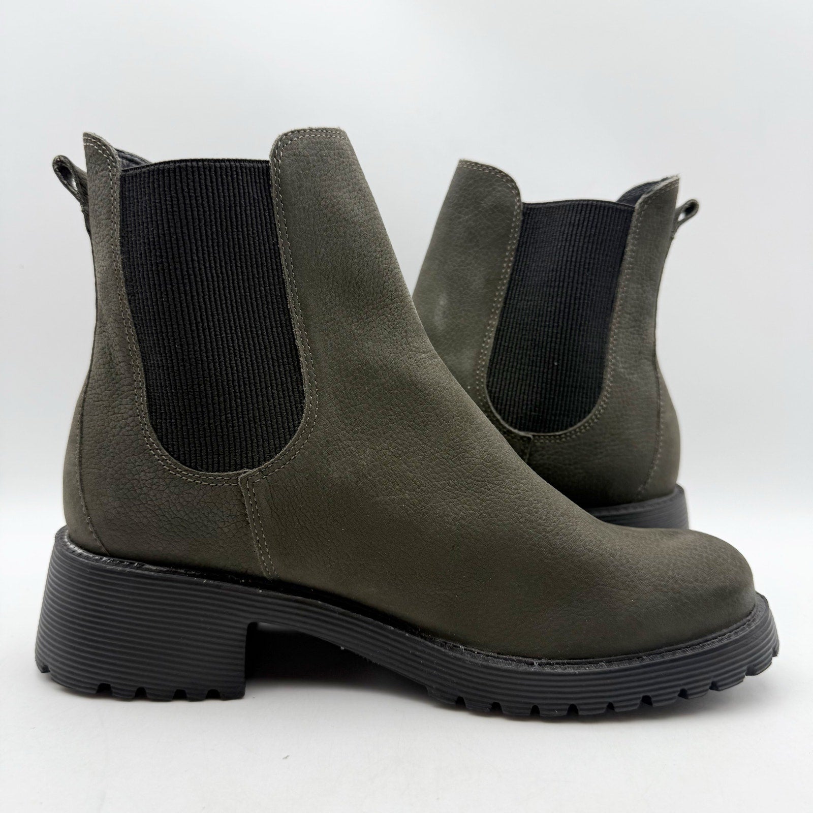 Marc Joseph New York Womens Columbia ST Ankle Booties US 6 Green Leather NWOB