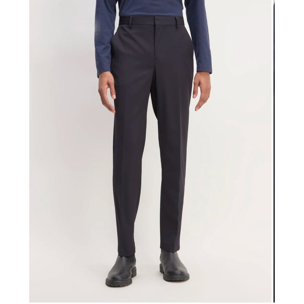 EVERLANE Men's Italian Wool Slim Dress Pants 30x30 Navy Blue Flat Front NWT