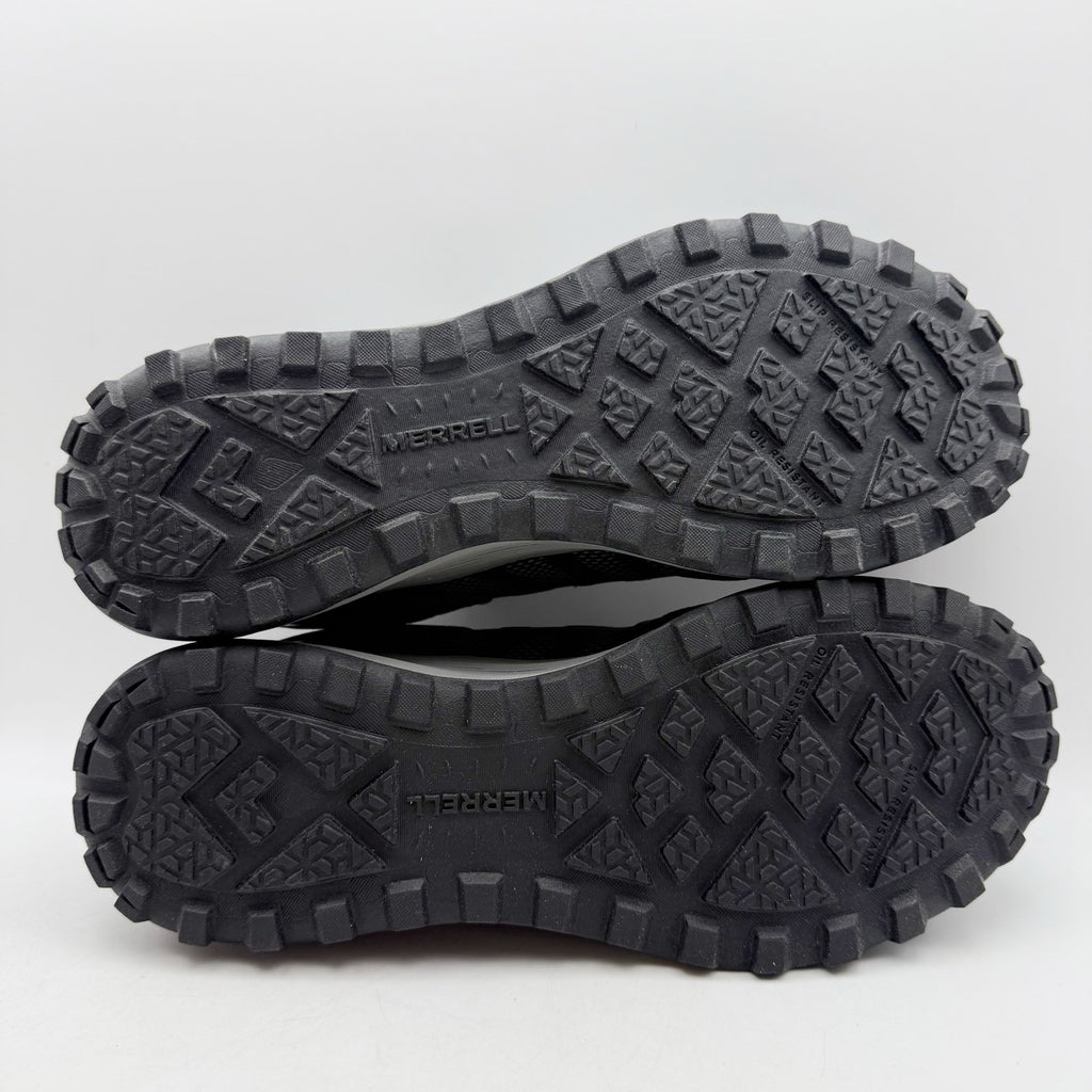 Merrell Mens Nova 3 Work Sneakers US 11.5 Black Blue SR Comp Toe Shoes NIB