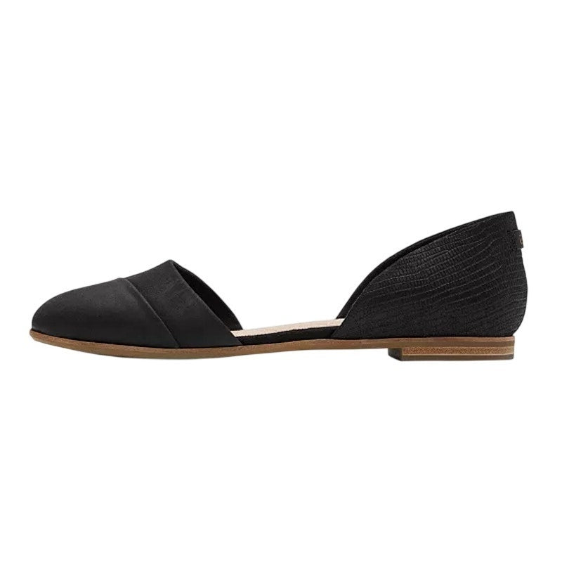 TOMS Womens Jutti D'Orsay Flats Size 9 EU 40 Black Suede NWOB