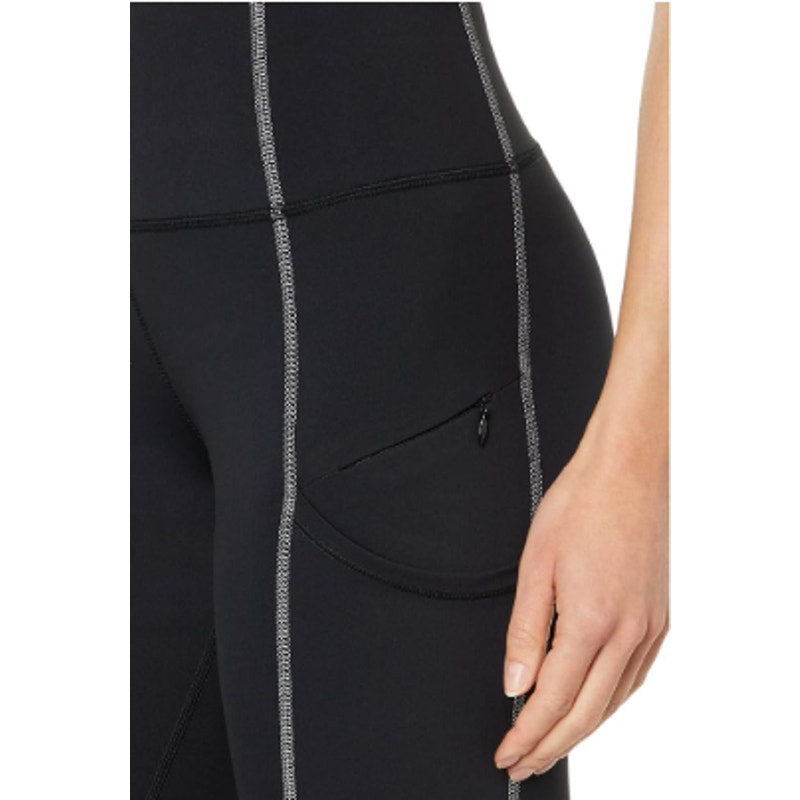 THRIVE SOCIETE Women's Reflective 7/8 Leggings Medium Black Slim Fit NWT