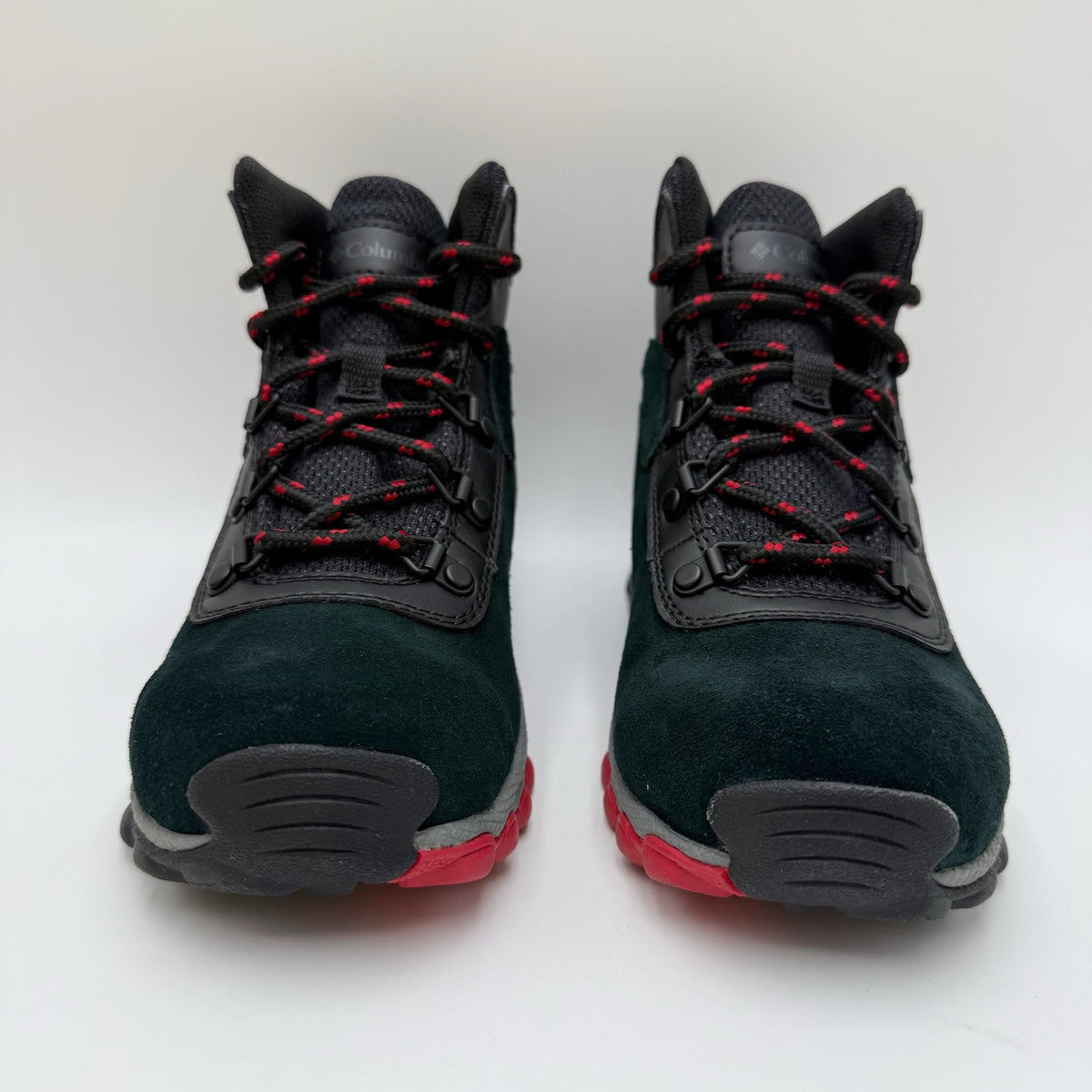 Columbia Kids Newton Ridge Amped Hiking Boots Size 1 Black Red Waterproof NIB