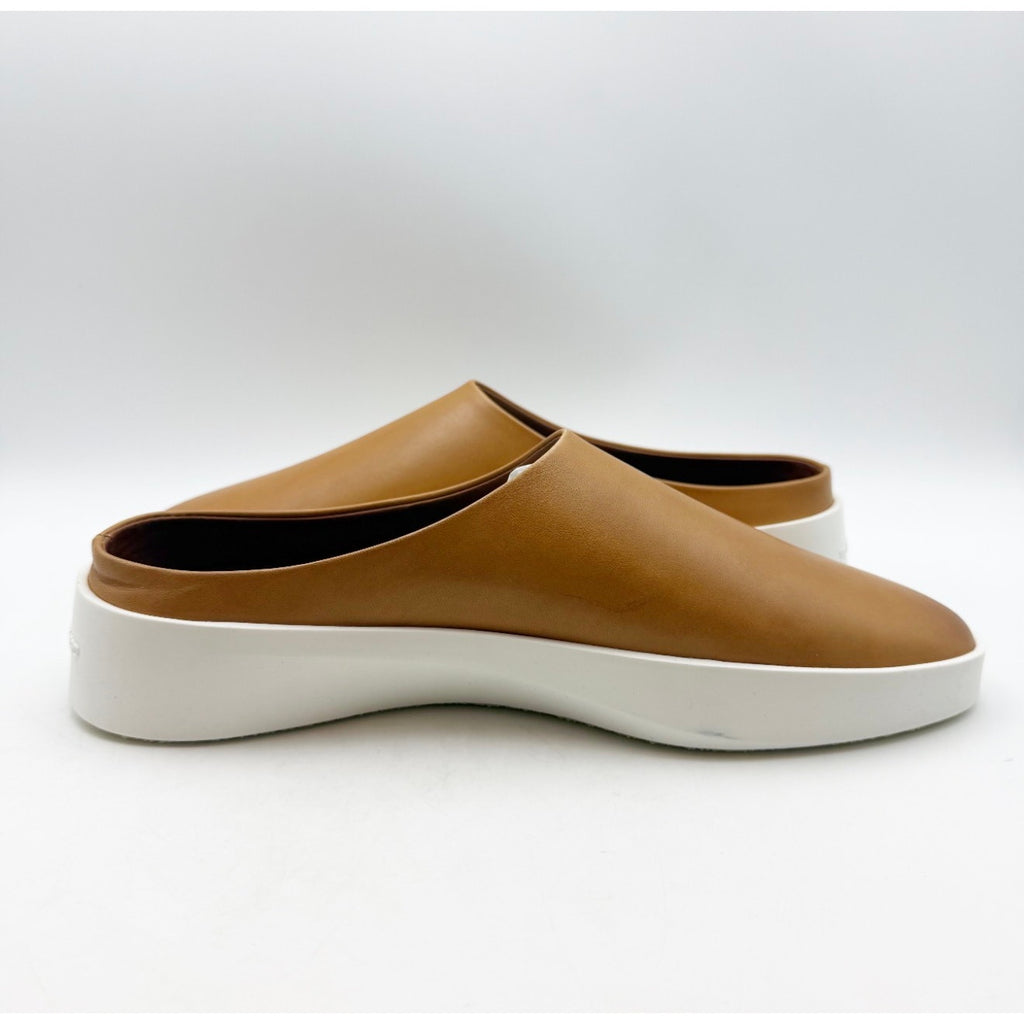 WOLF & SHEPHERD Cruise Mule Slip On Shoes Mens 8 Womens 10 Honey Brown NIB
