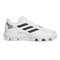 Adidas Womens PureHustle 3 MD Softball Cleats US 11 White Black Athletic NWT