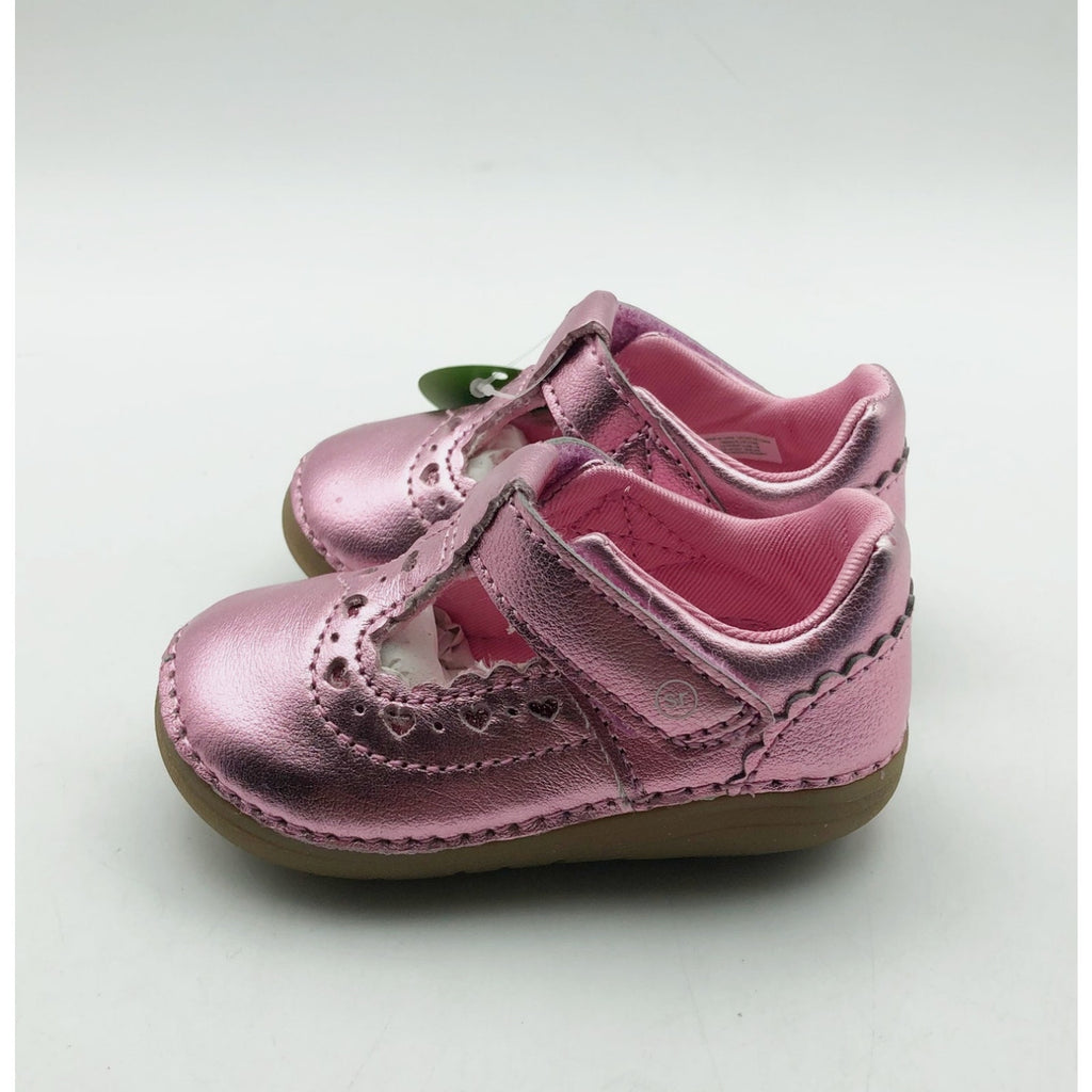 Stride Rite Little Girls Adira Mary Janes Size 4 Pink Fuchsia Toddler Shoes NIB