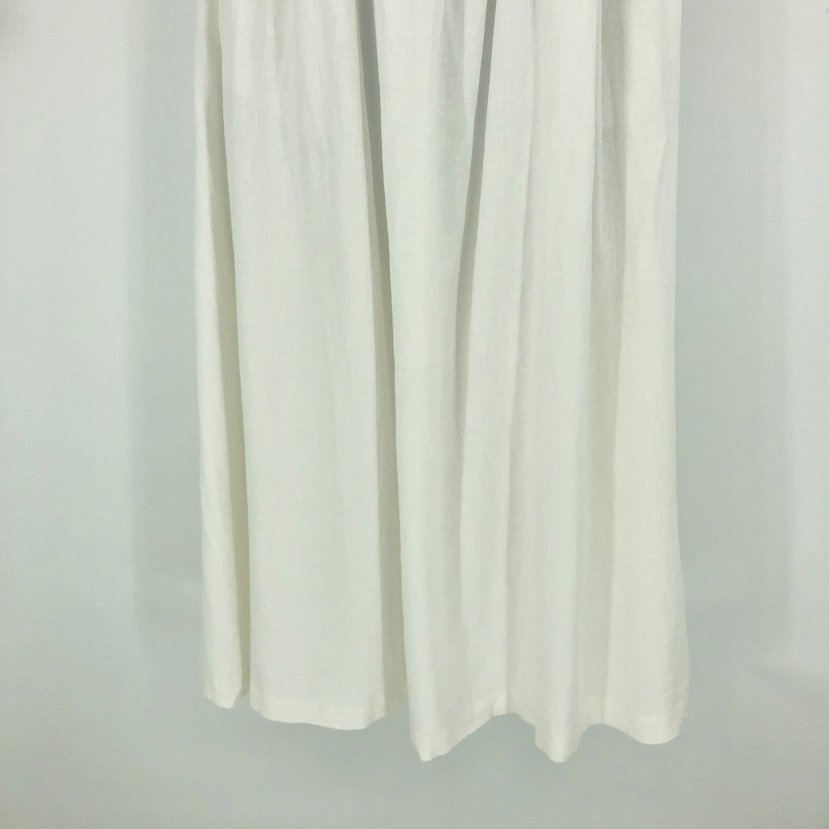 MADEWELL Sweetheart Midi Tank Dress Size 4 White Double-Tie Cutout NL181 NWT
