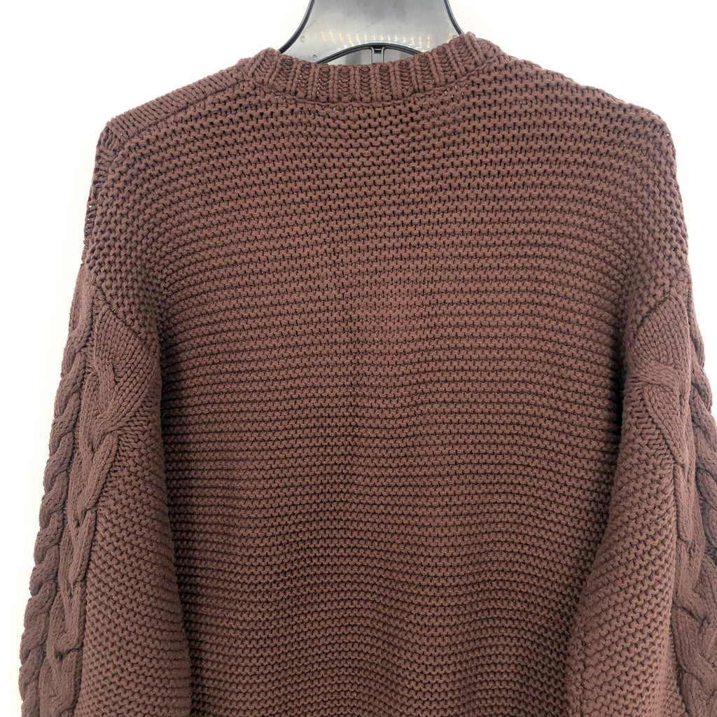 BARDOT Women's Bell Knit Sweater Dress Size 4 Small Chocolate Brown NWT